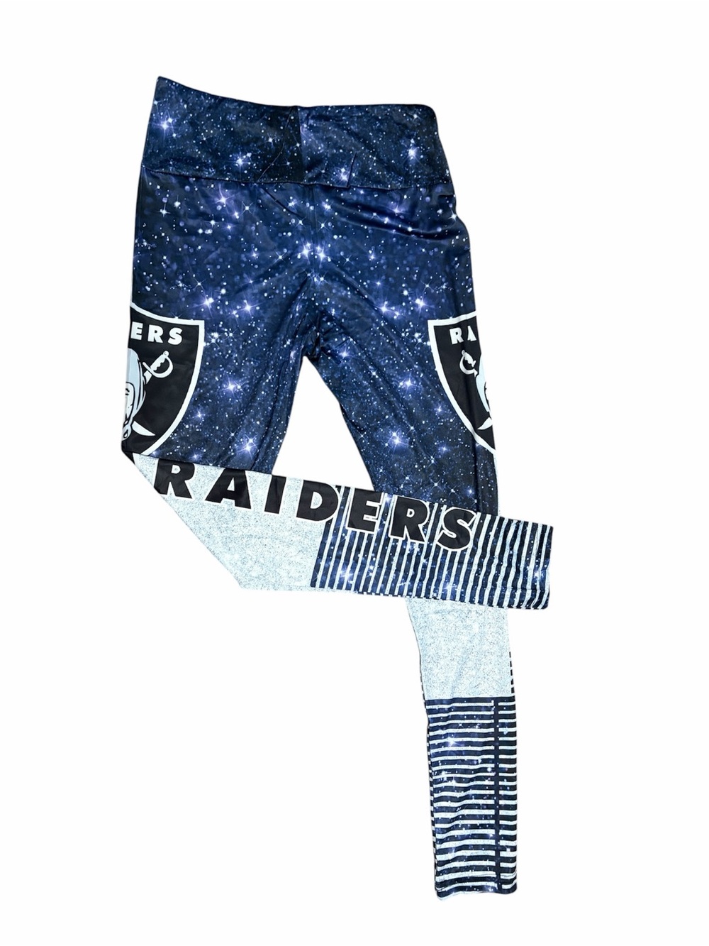 Las Vegas Raiders Galaxy Print Leggings | Women’s Athletic Yoga Pants